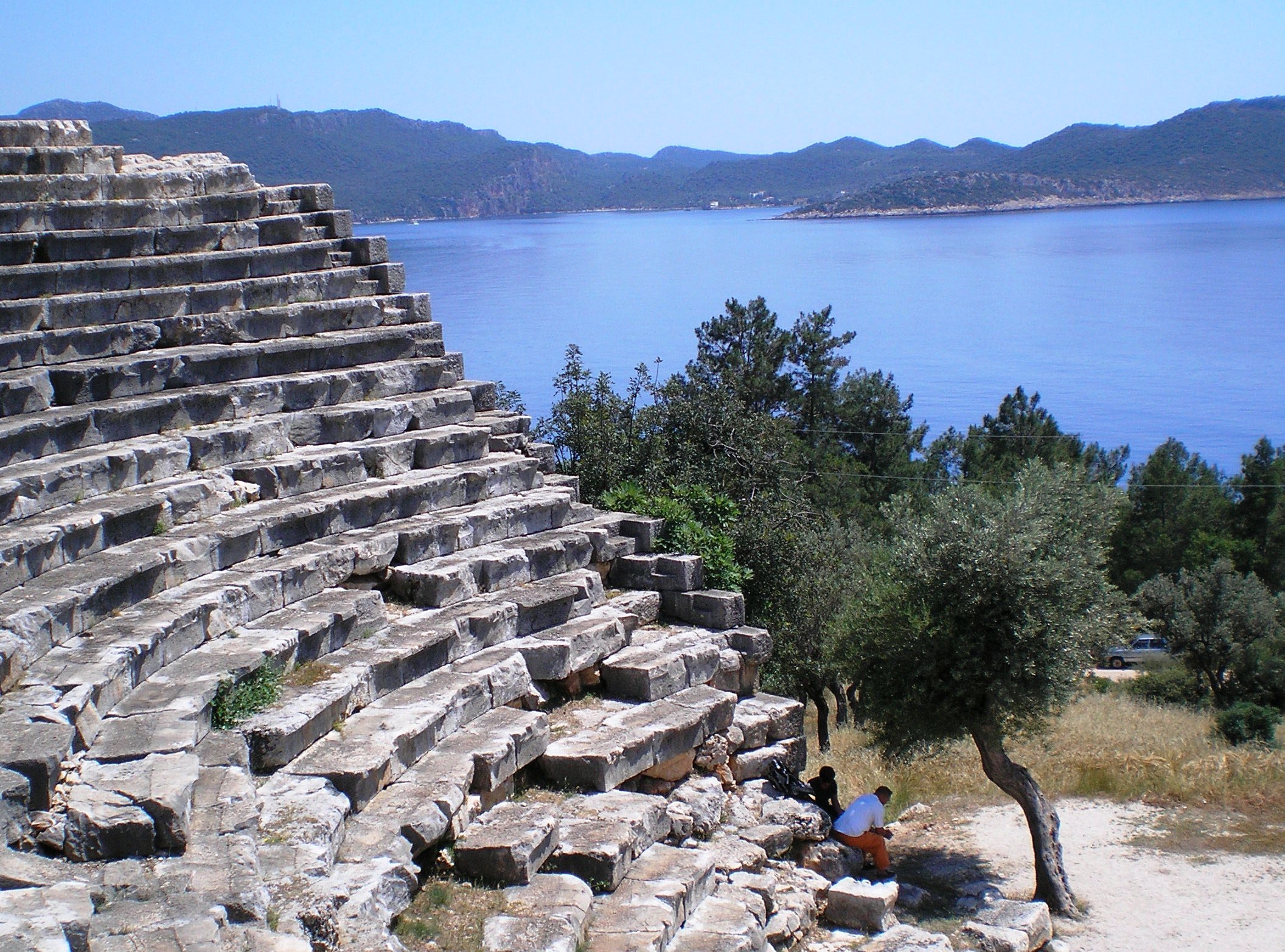 Ruins of an amphitheatre in Antiphellos